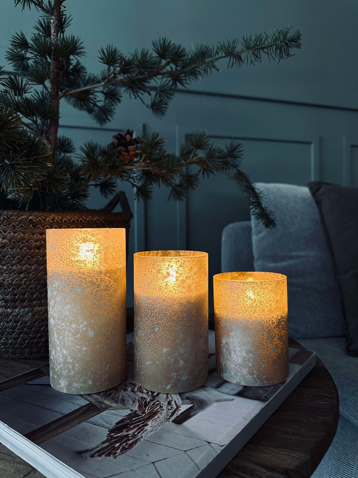 LED kaarsen FROZEN - 3 st.