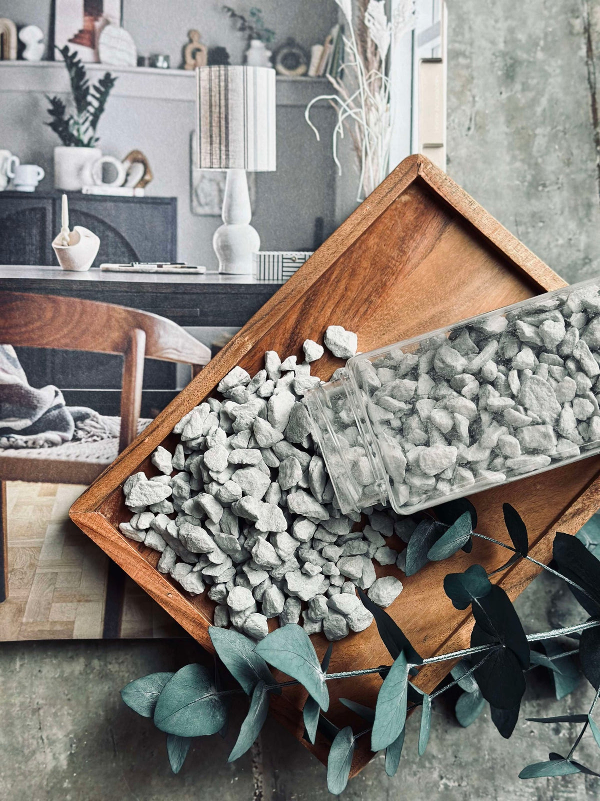 Stenen voor decoratie 850 ml - Stone