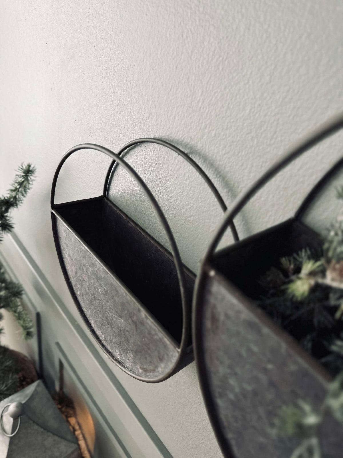 Hanger van zink - set van 2 stuks