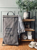 Wasmand - Canvas grijs / zwart