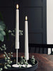 Kaarsen / Set van 2 stuks en afstandsbediening – Wit 24 cm