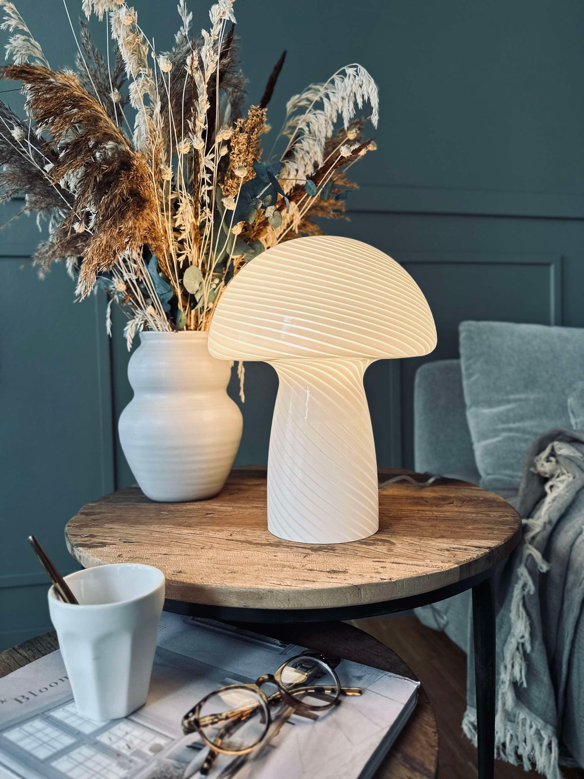 Mushroom Elsa - Wit 32 cm