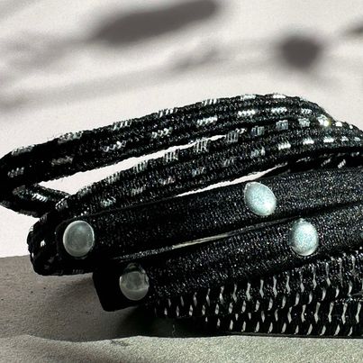 Haarelastiekjes Black / Silver - 3 mix