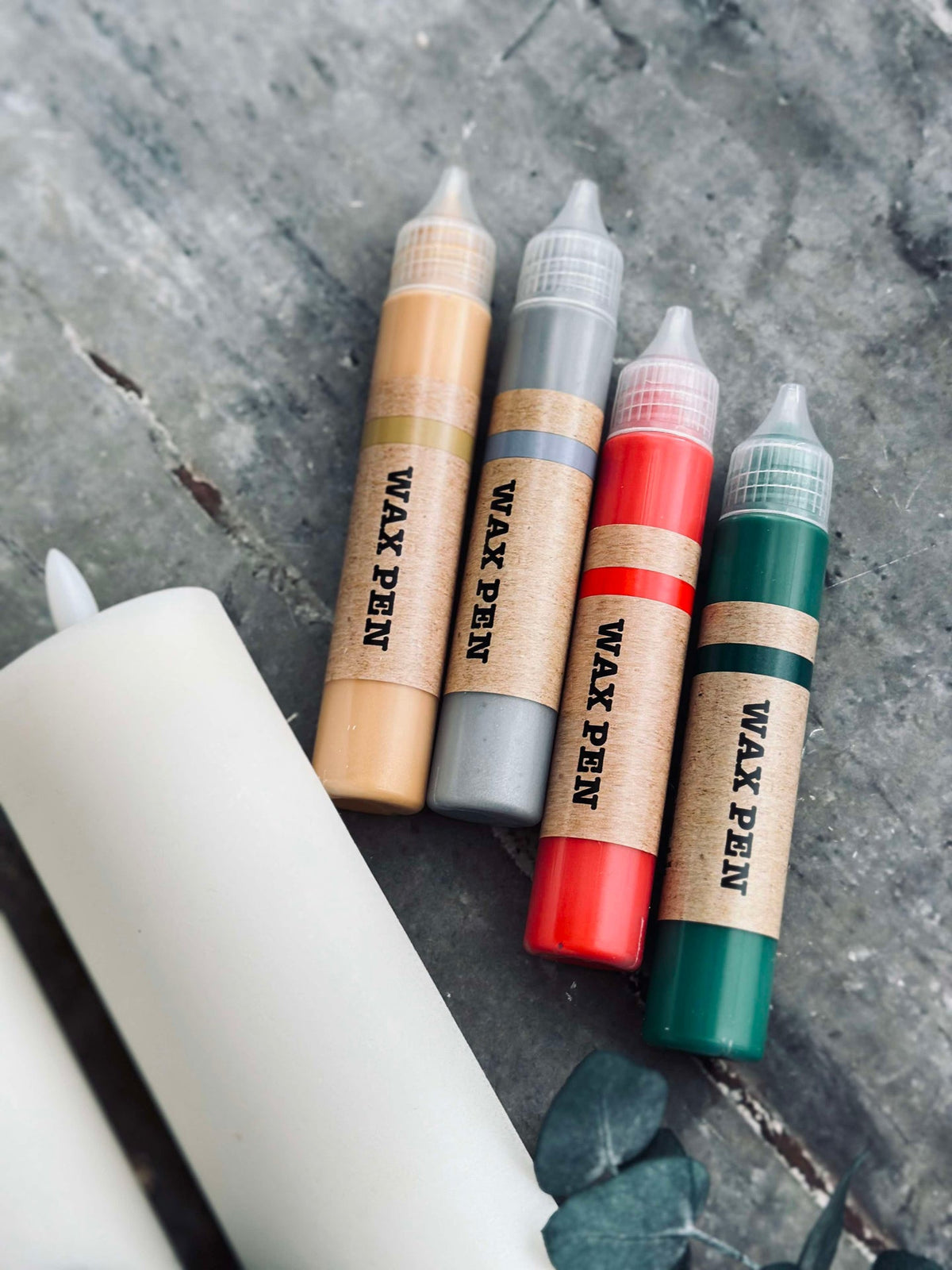 Stiften voor decoratie op kaarsen - Wax pen