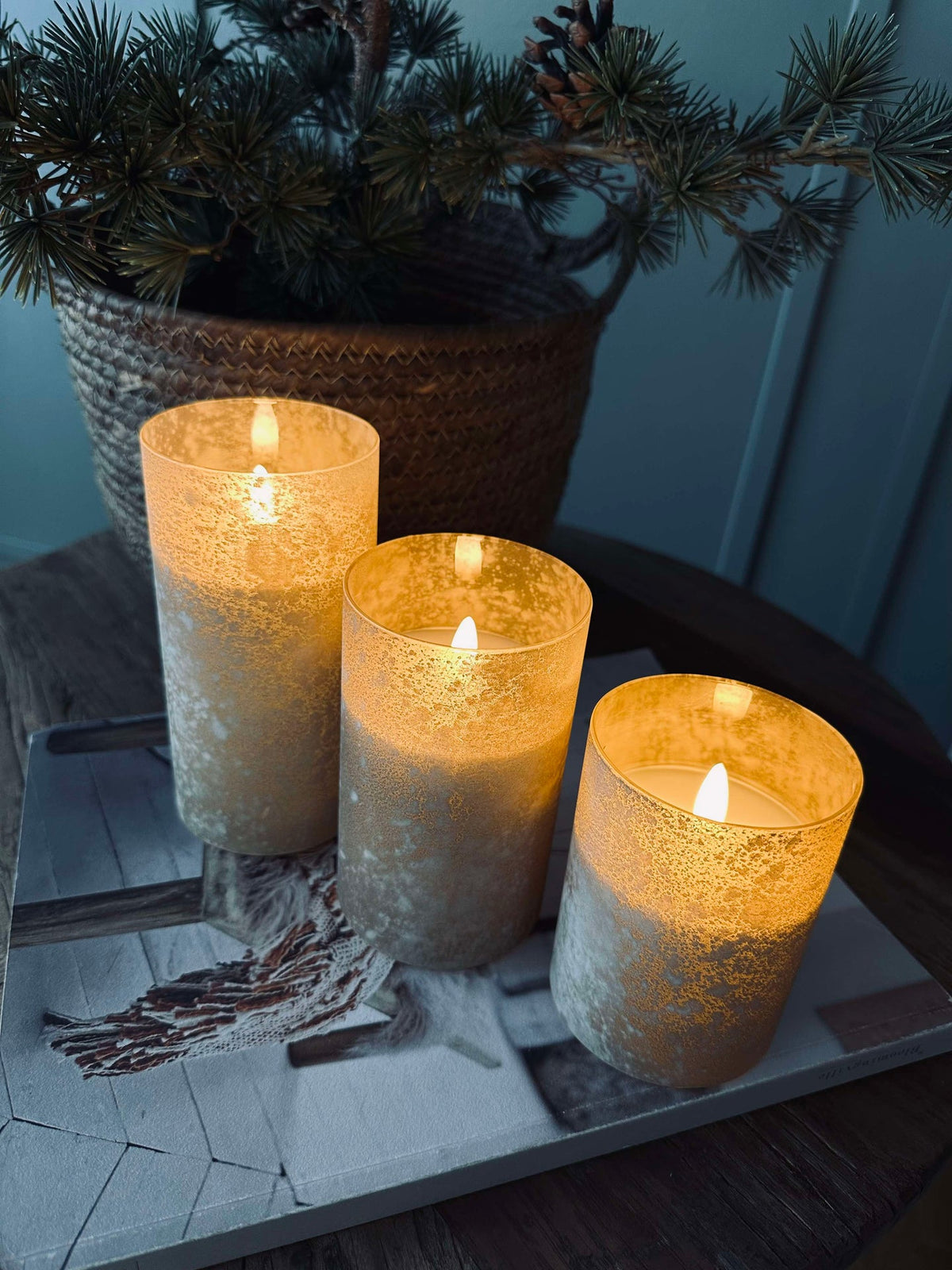 LED kaarsen FROZEN - 3 st.
