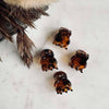 Haarklemmen Gaisa Brown mini - 4 stuks