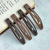 Haarspelden Mat Brown - 4 stuks