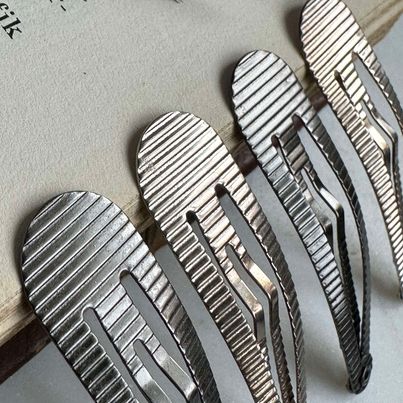 Haarspeldjes Silver Shine - 4 stuks