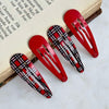 Haarspeldjes Scottish Red - 4 stuks