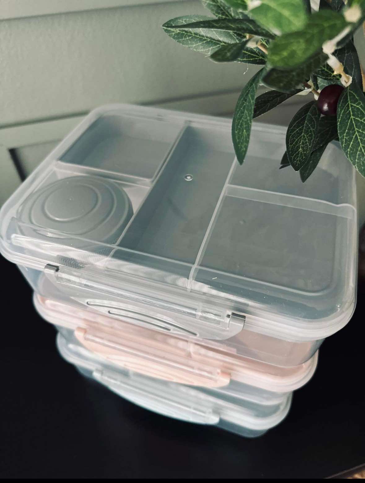 Lunchbox met accessoire - Color mix
