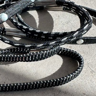 Haarelastiekjes Black / Silver - 3 mix
