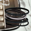Haarelastieken Black / Grey - Antislip
