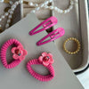 Haaraccessoires set Marie - Roze