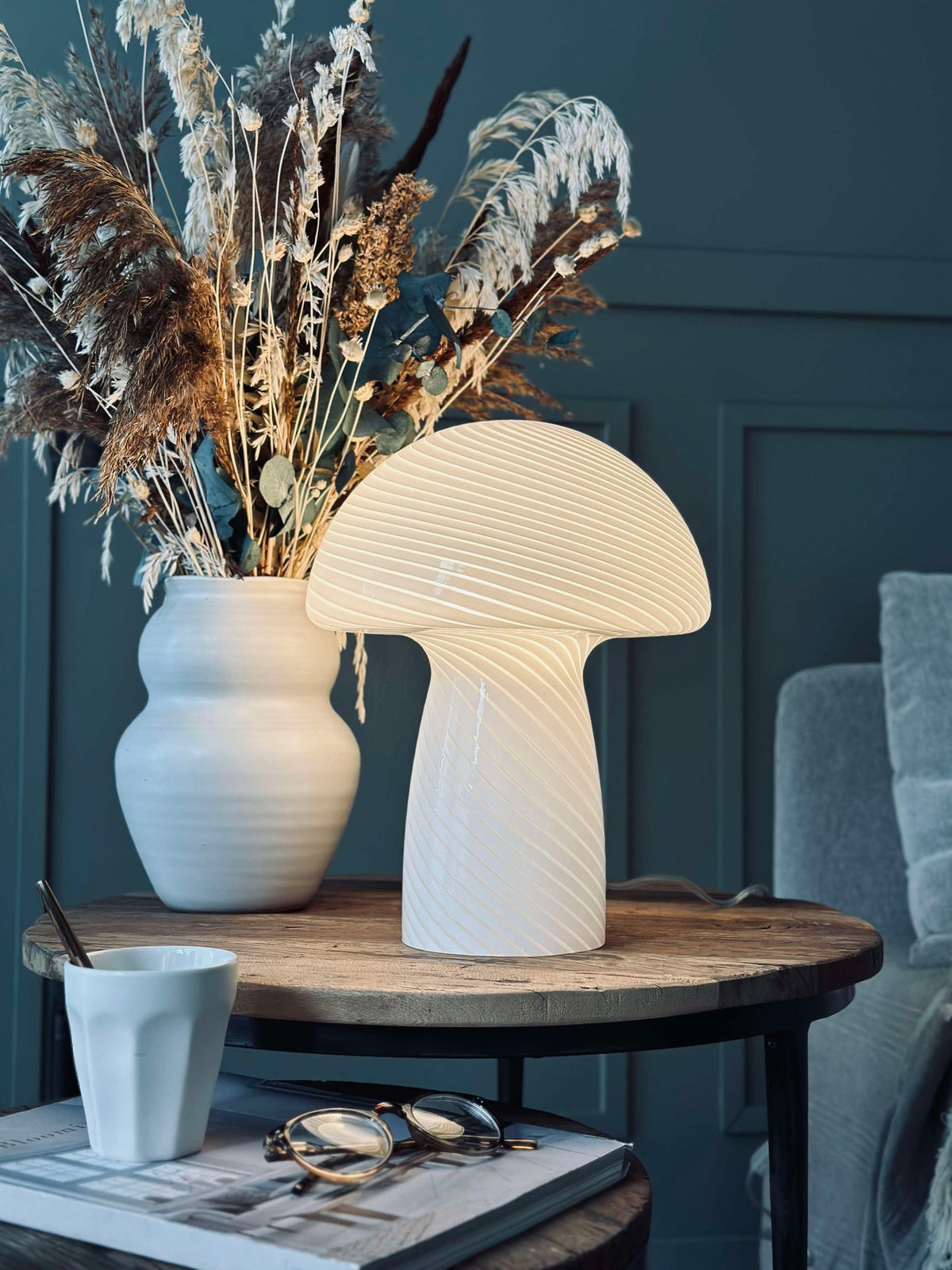 Mushroom Elsa - Wit 32 cm