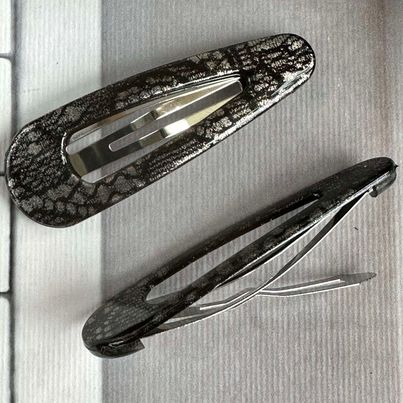 Haarspeldjes Silver Snake - 2 st.