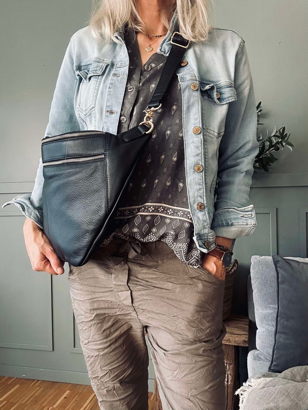 Bumbag BIG Astrid - Zwart / Goud