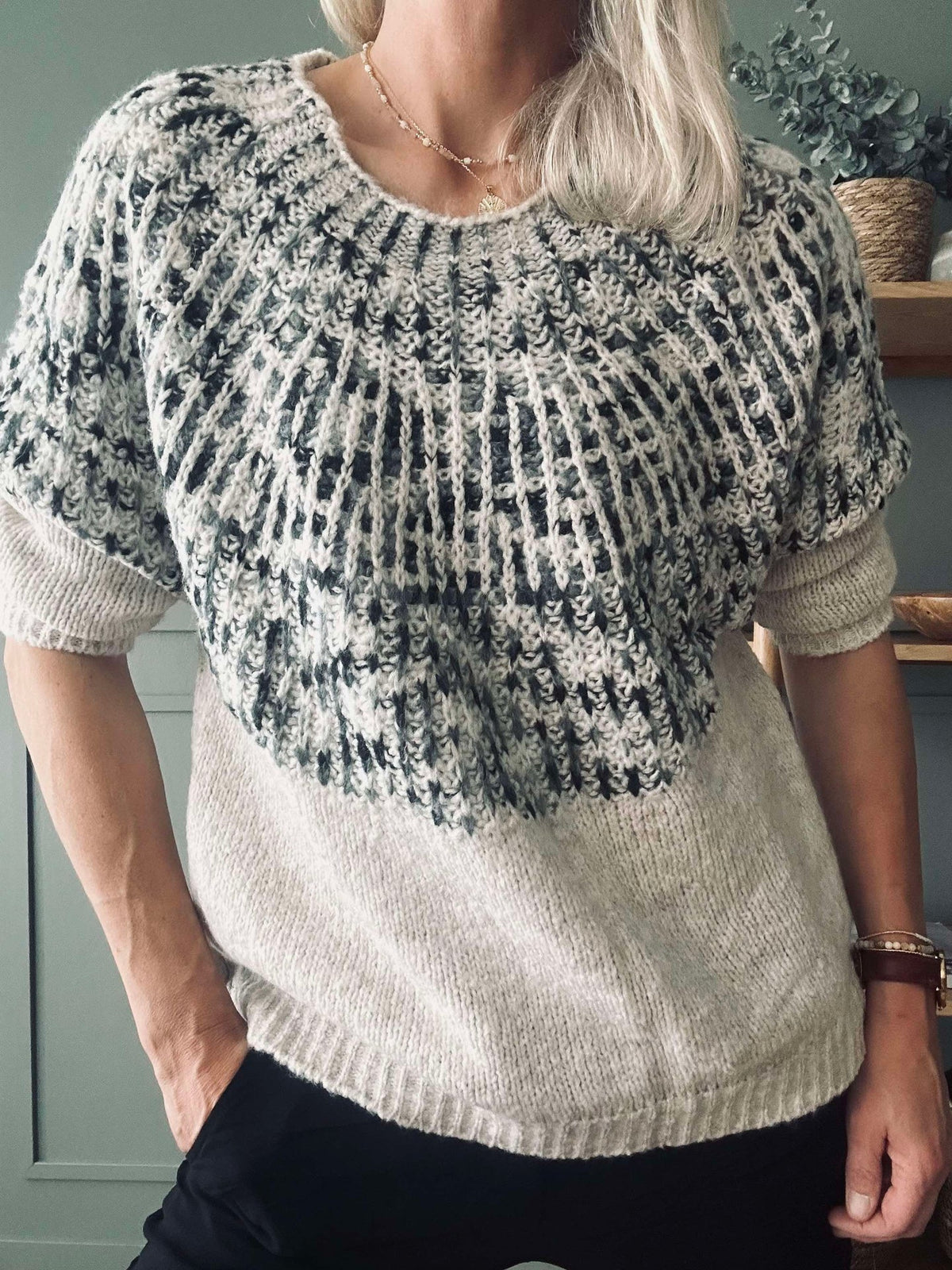 Trui Lilia Grigio
