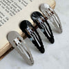 Haarklemmetjes Mina Black / Grey 4 st
