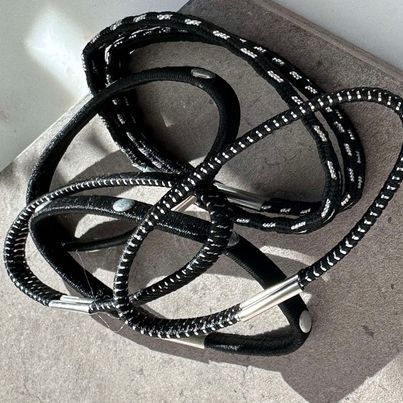Haarelastiekjes Black / Silver - 3 mix