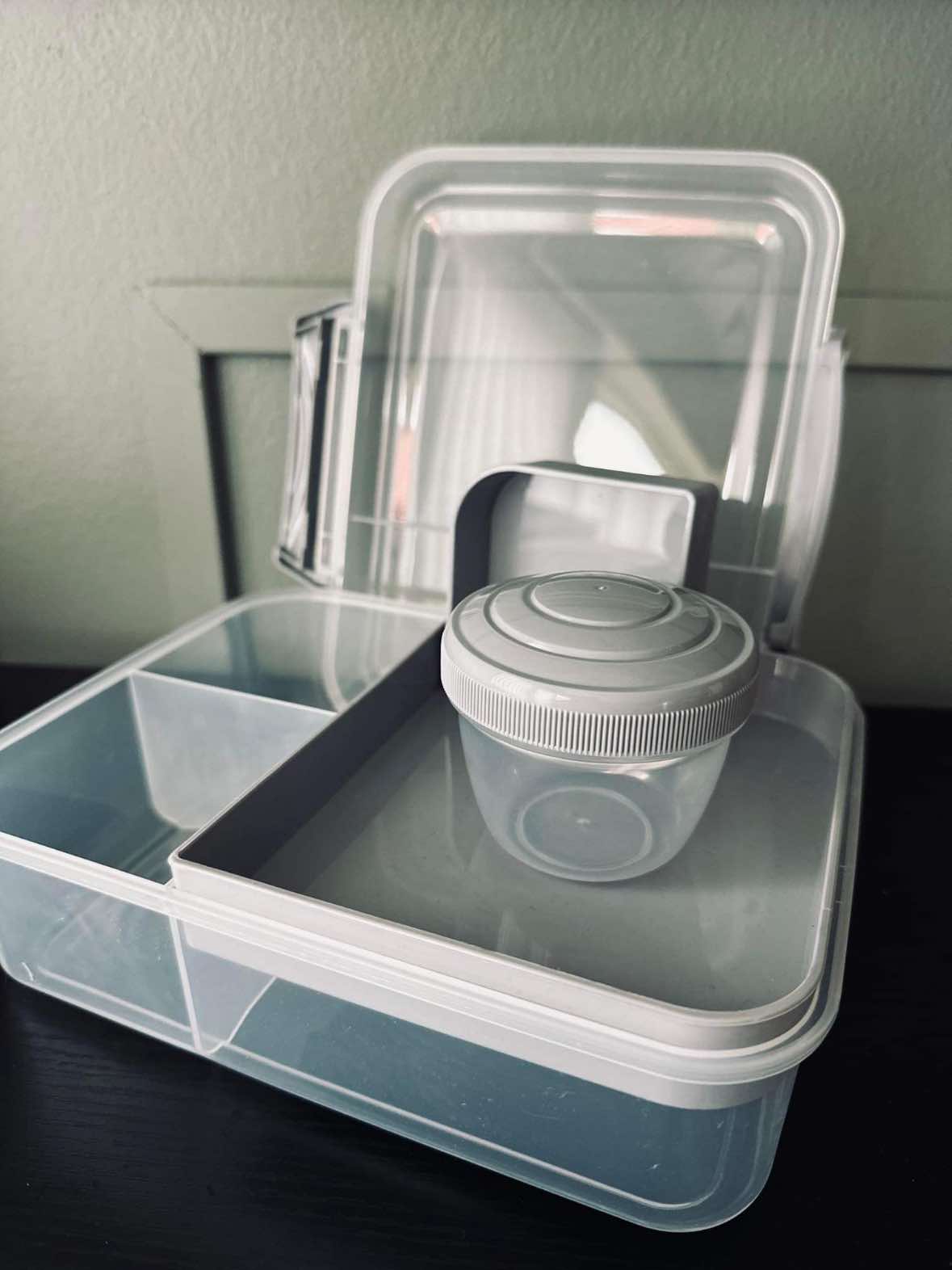 Lunchbox met accessoire - Color mix