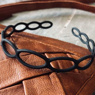 Haarband Nora Mat Black