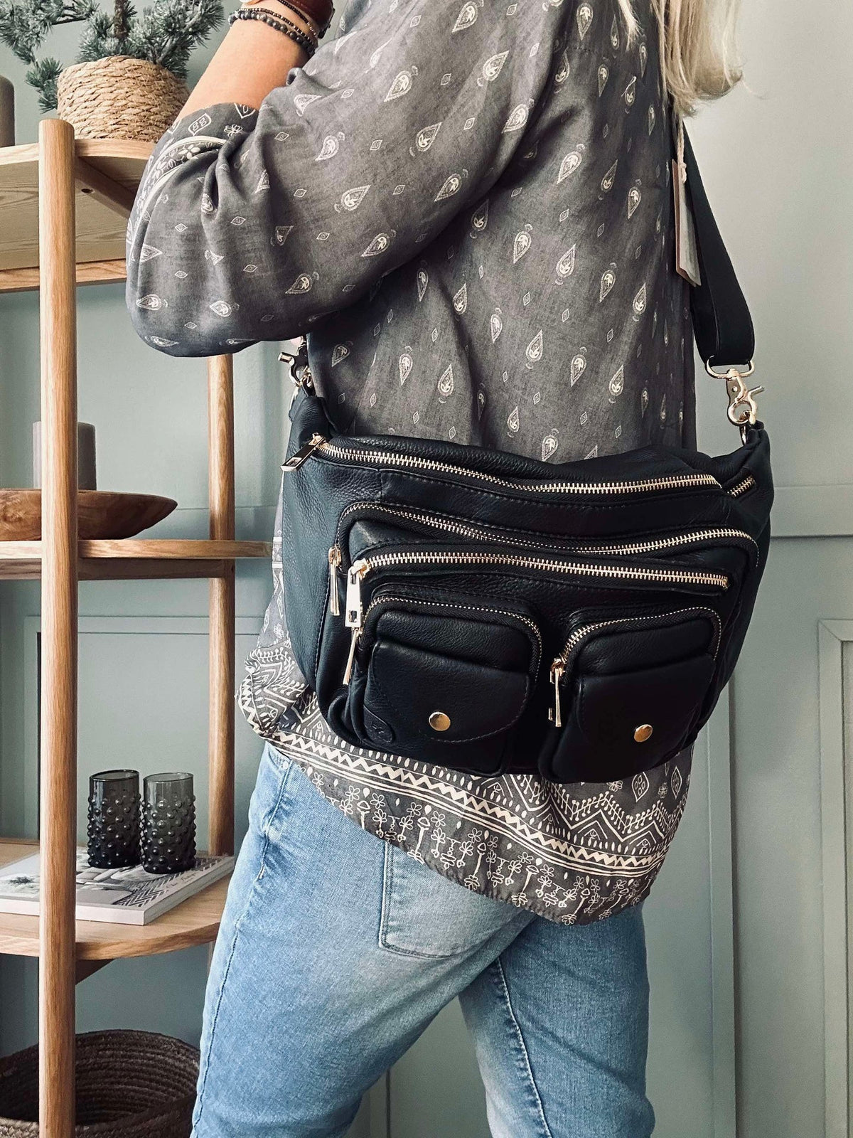 Bumbag Big Deluxe - Black / Gold