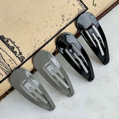 Haarspeldjes Black / Grey - 4st.