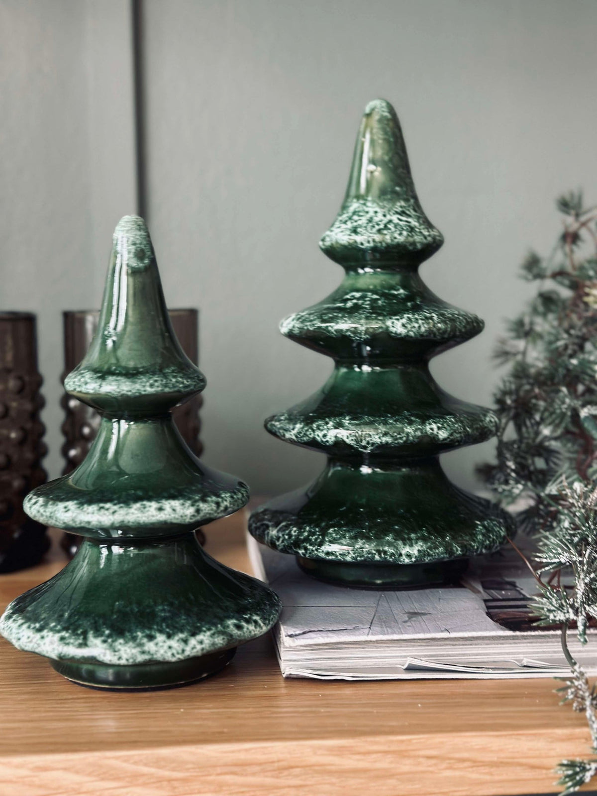 Kerstboompje Keramiek 18 cm