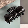 Haarclip Strik Black Shiny