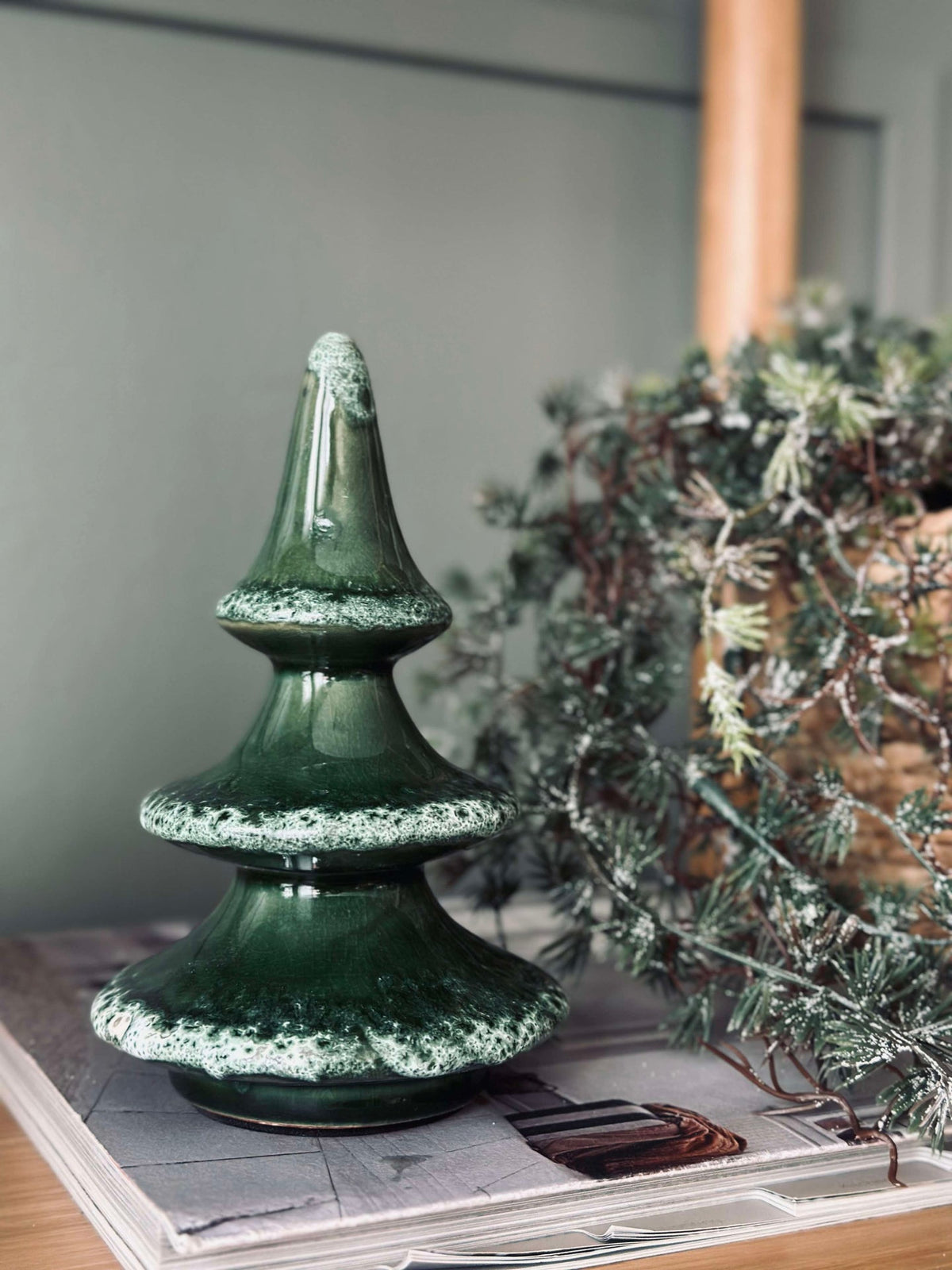 Kerstboompje Keramiek 15 cm
