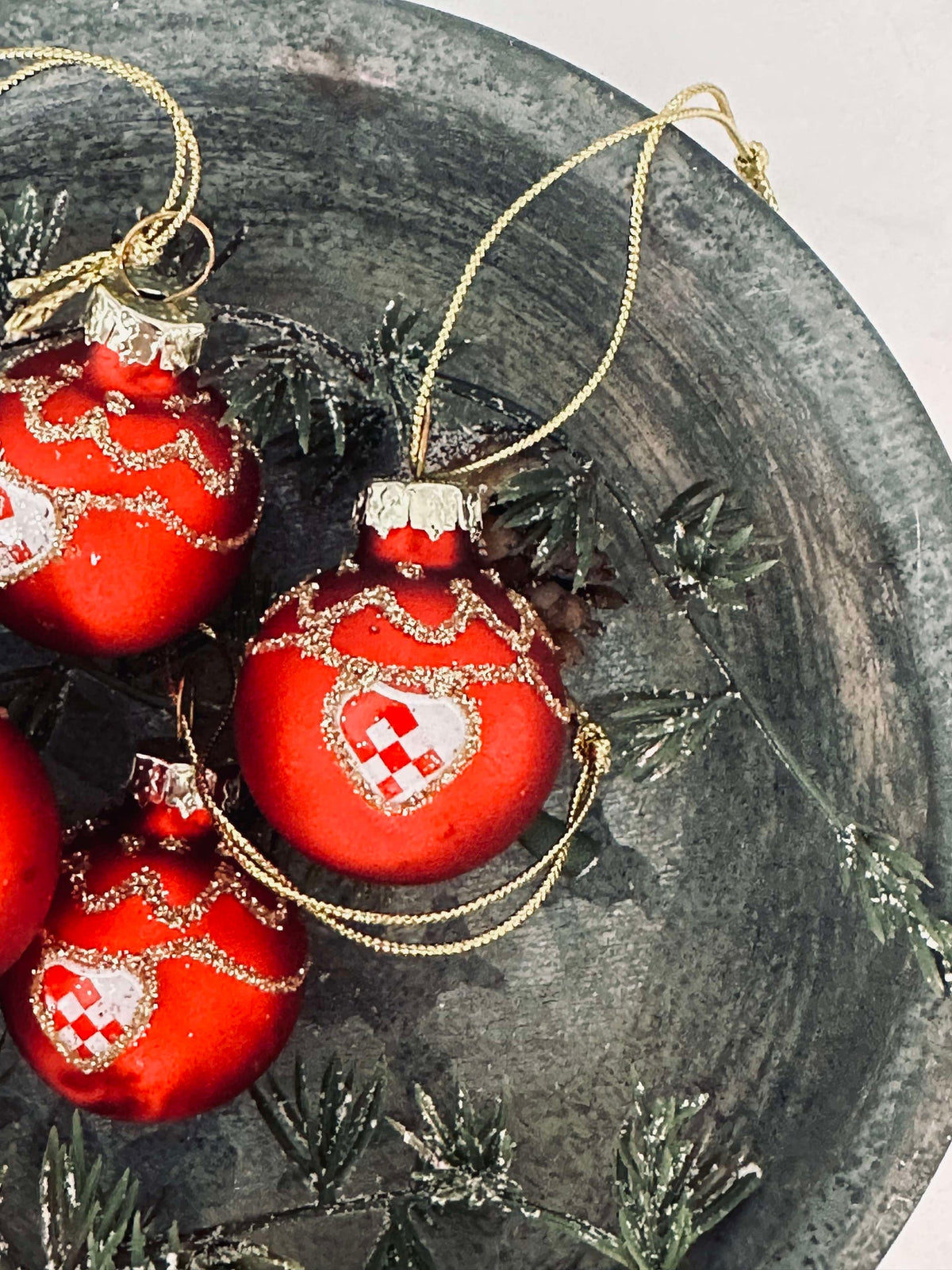 Kerstballen - Set van 4 stuks