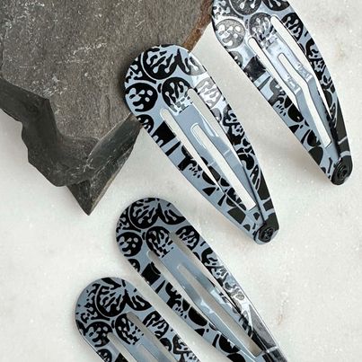 Haarspeldjes Eva Grey - 4 stuks