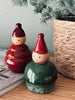 Kerstman keramiek - Groen