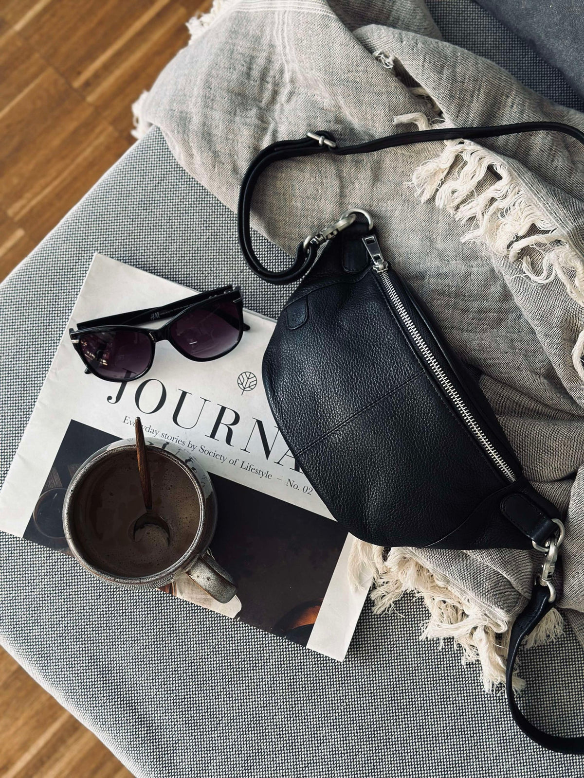 Bumbag Molly - Zwart / zilver