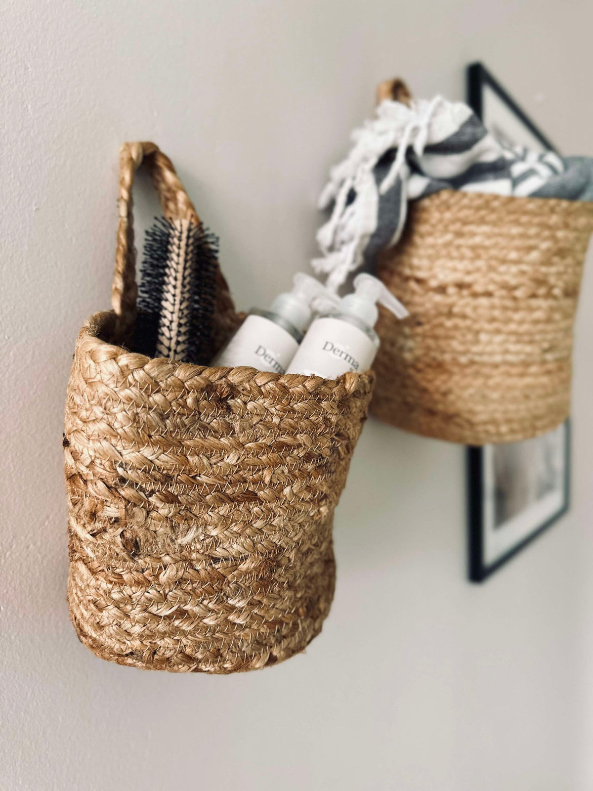 Hangmand met handgreep - Jute small