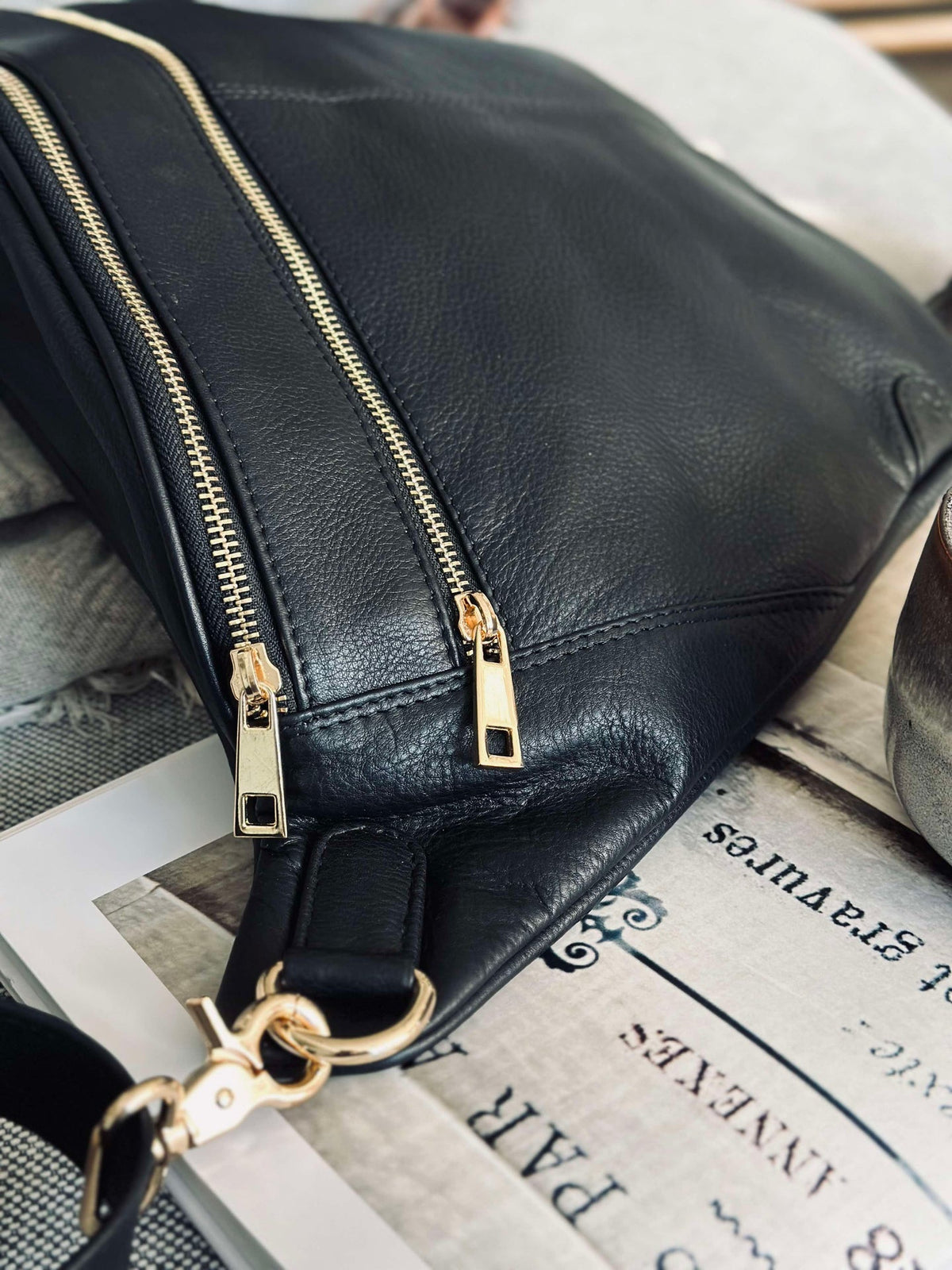 Bumbag BIG Astrid - Zwart / Goud