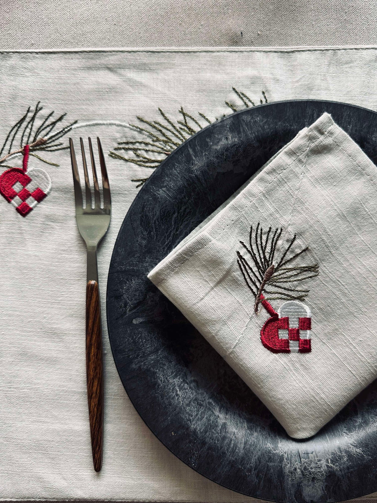 Placemat - Kerst met nostalgie