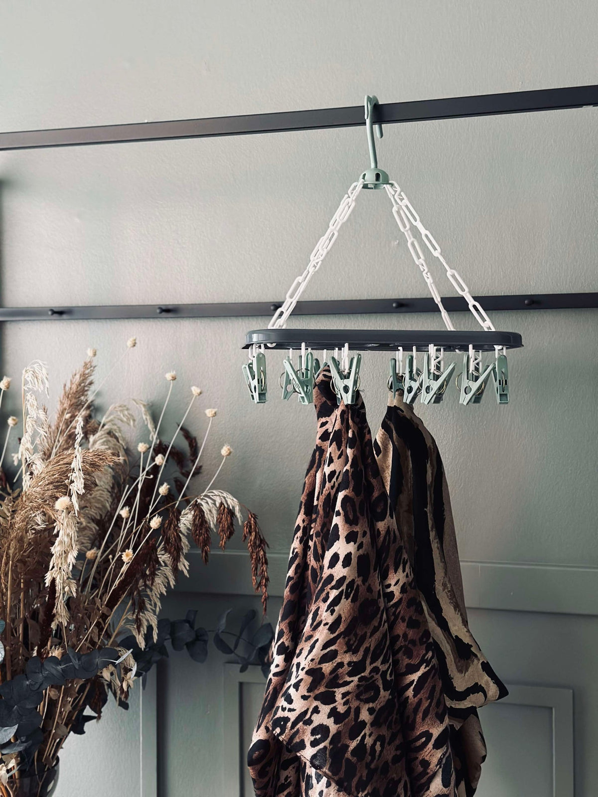 Hanger met klemmen - Green