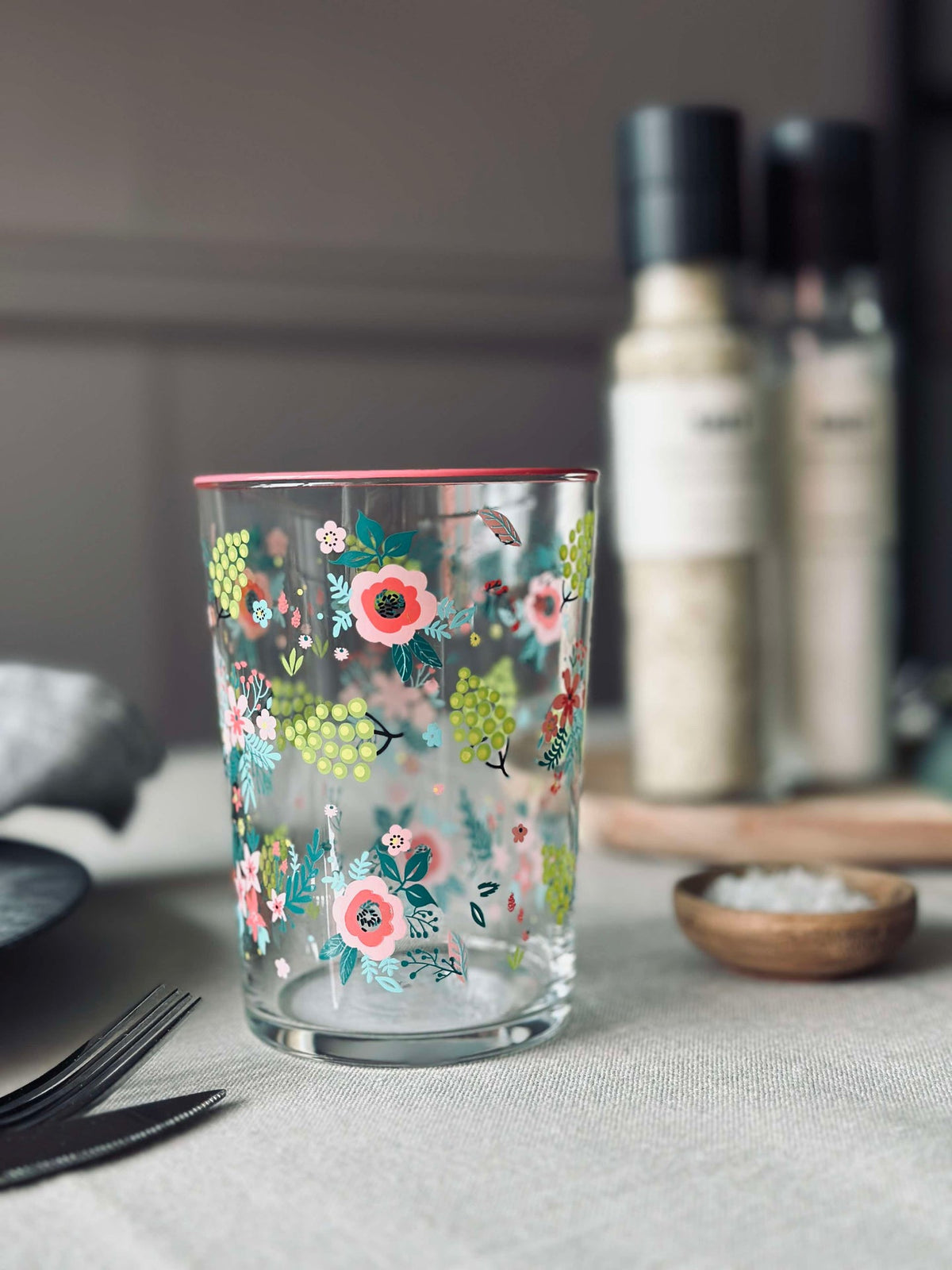 Drinkglas FLORA - Set van 4 glazen