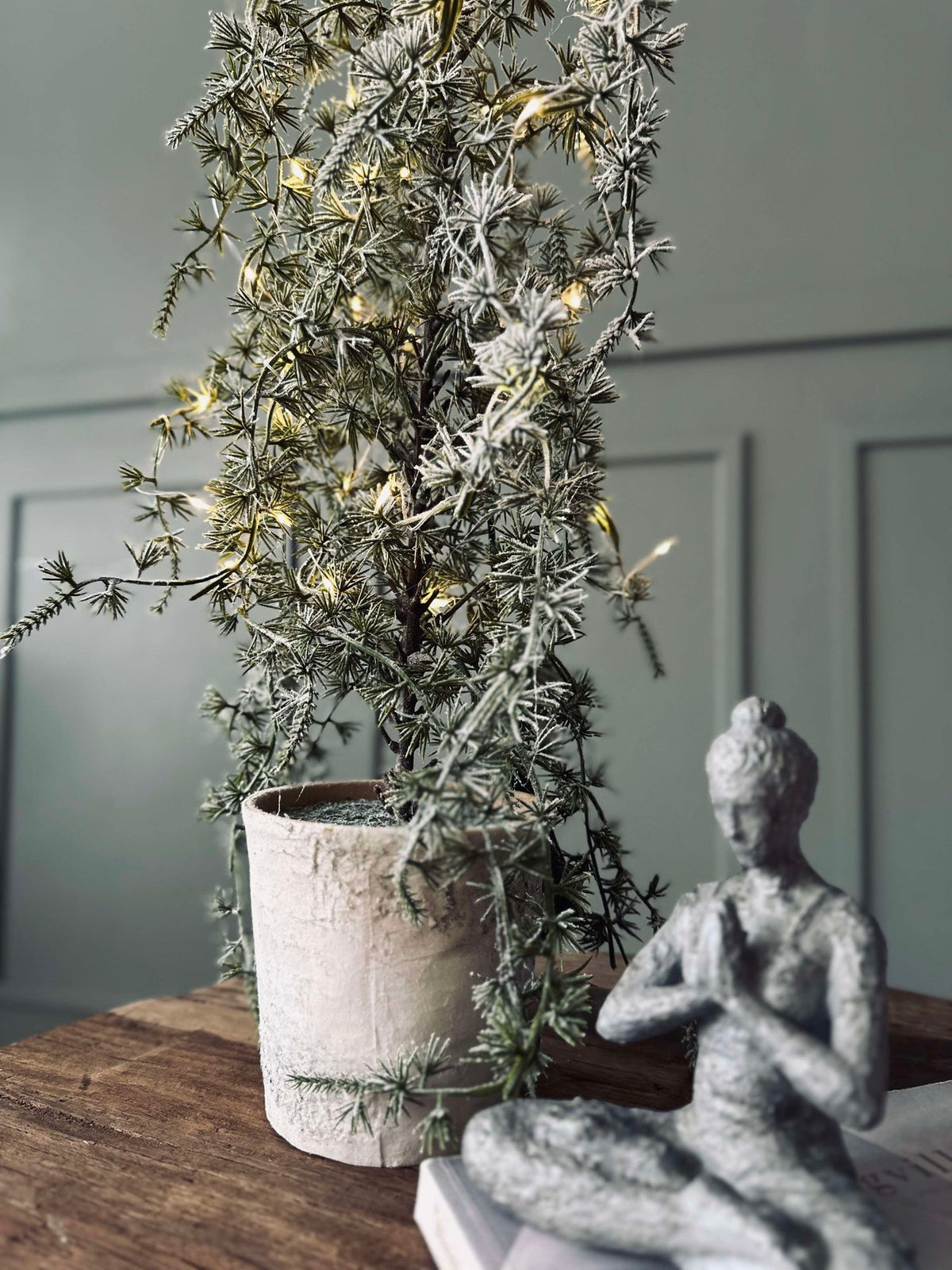 Ceder met licht - hangend