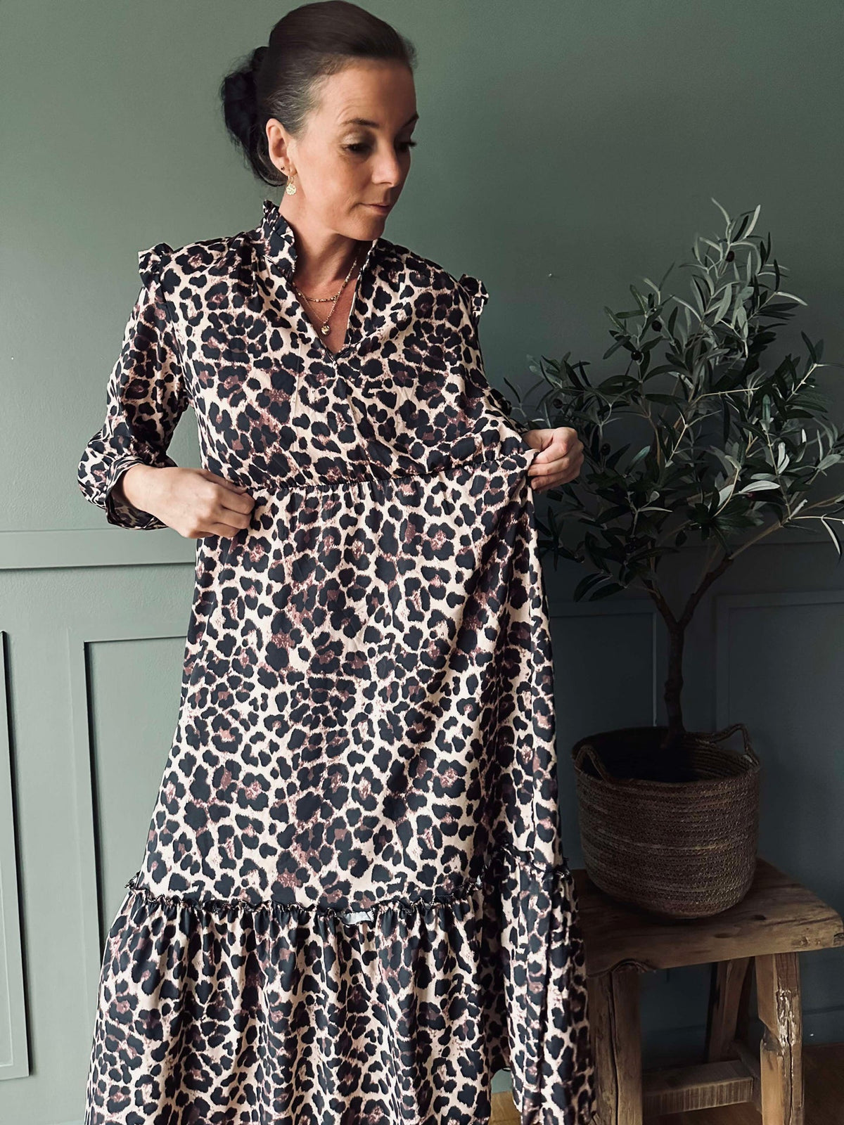 Jurk Leopard - S/M