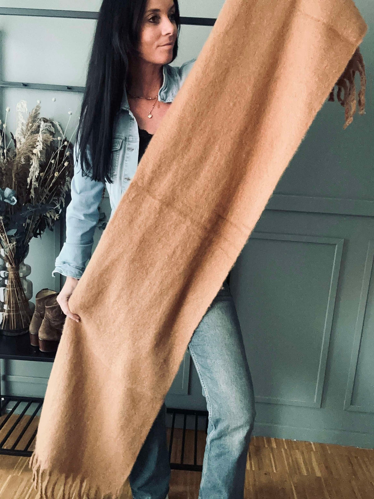 Sjaal Vamset Camel