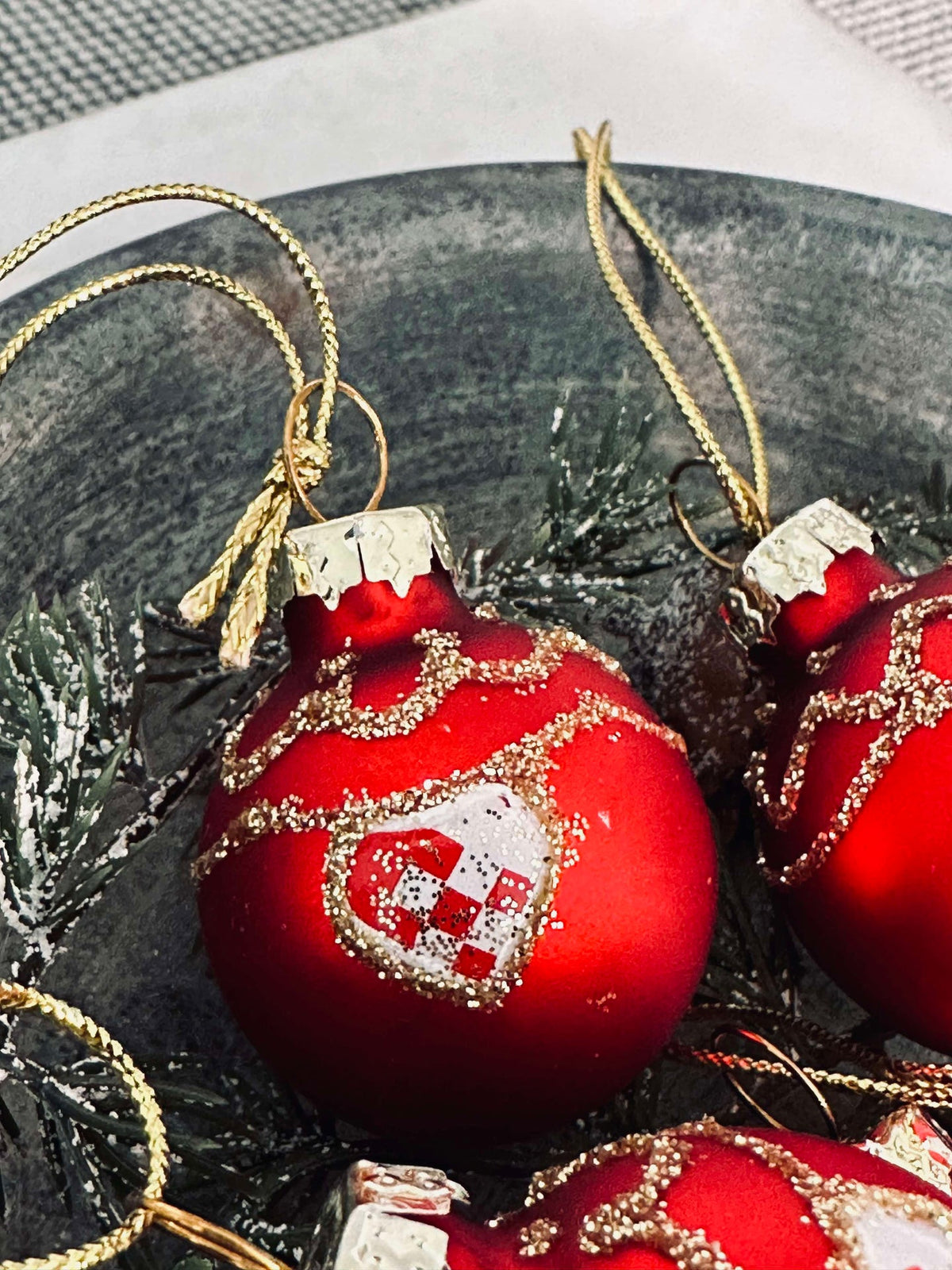 Kerstballen - Set van 4 stuks