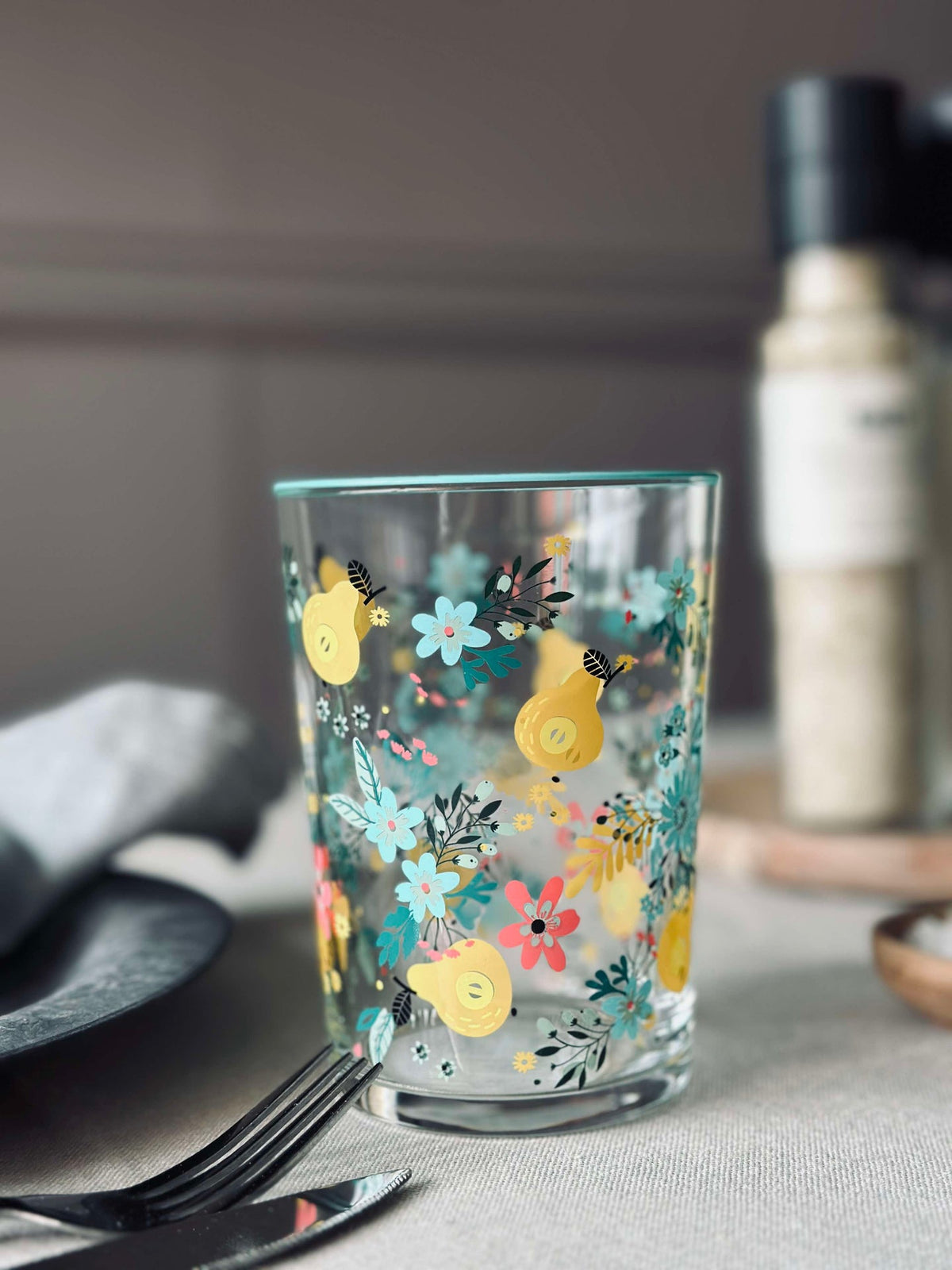 Drinkglas FLORA - Set van 4 glazen