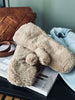 Wanten - Brown fleece