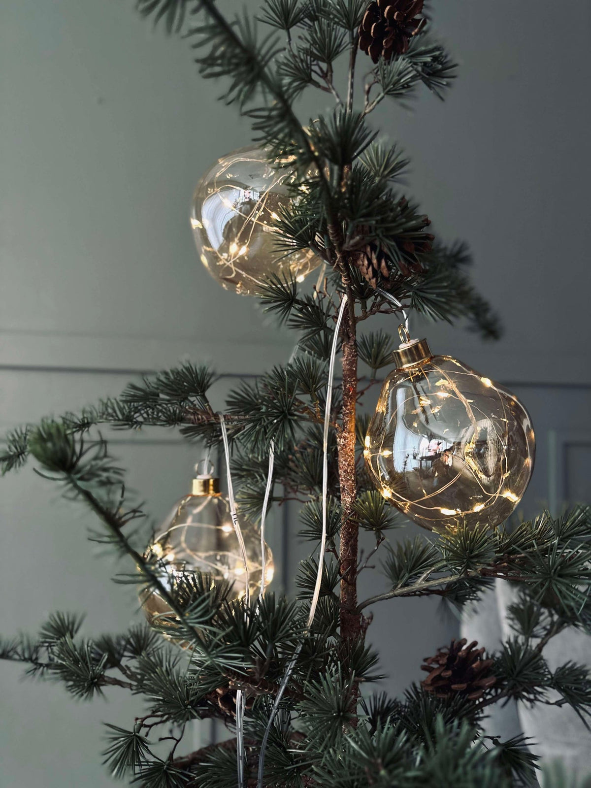 LED Lichtbollen Golden - Set van 3 stuks