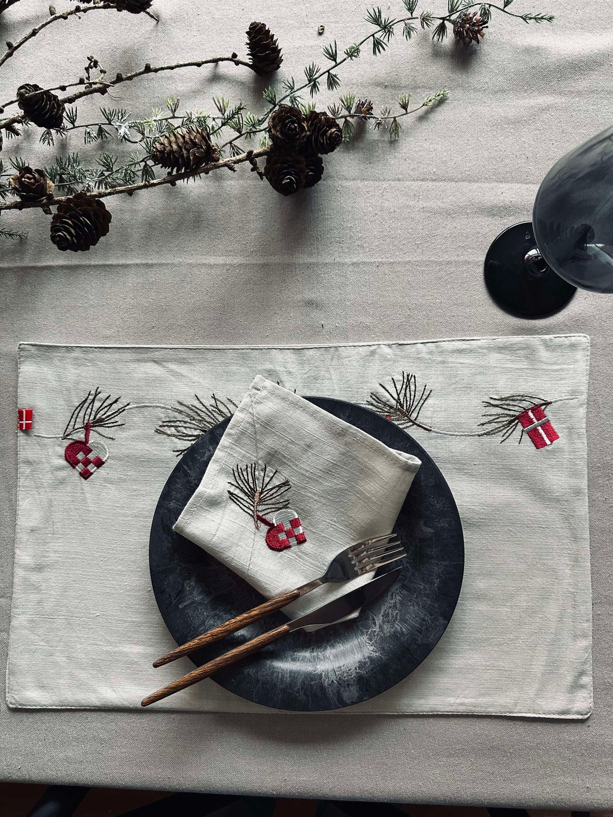 Placemat - Kerst met nostalgie