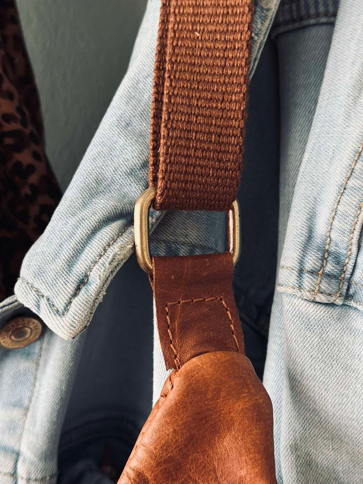 Bumbag Oline Cognac buffelleer