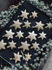 Kerstballen met sterren - Set van 16 stuks