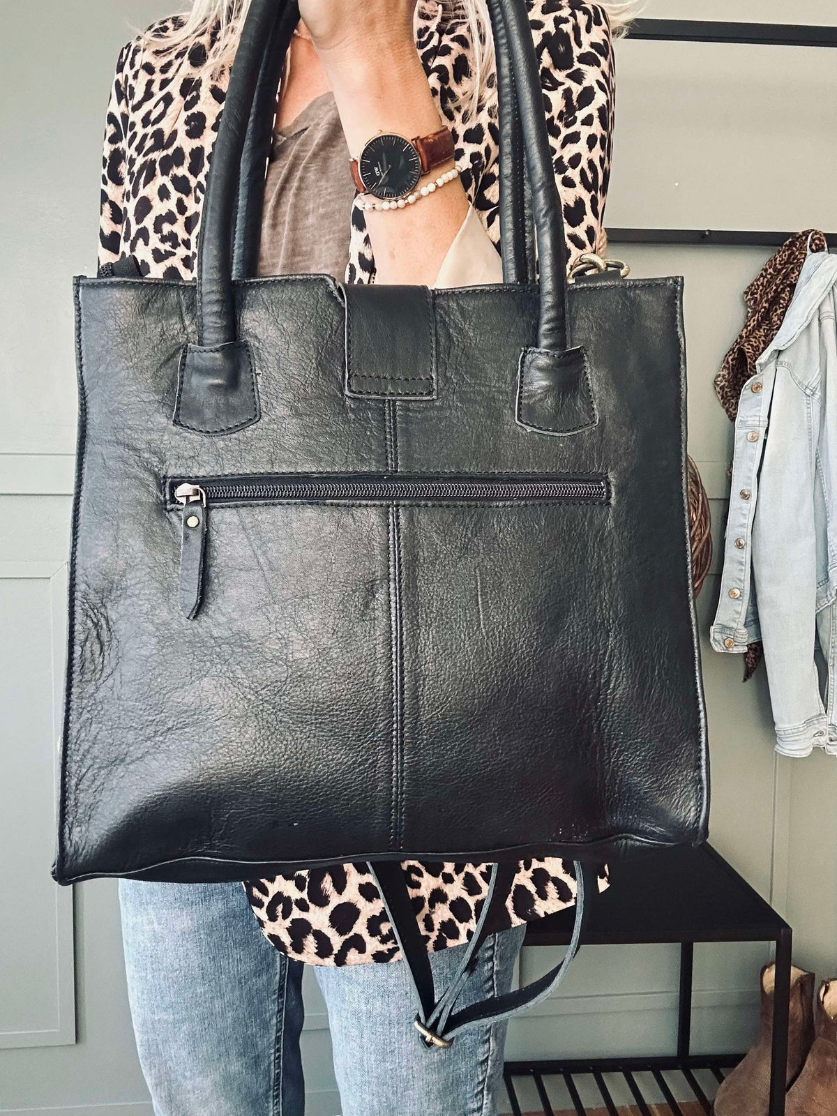 Workbag Lady van buffelleer